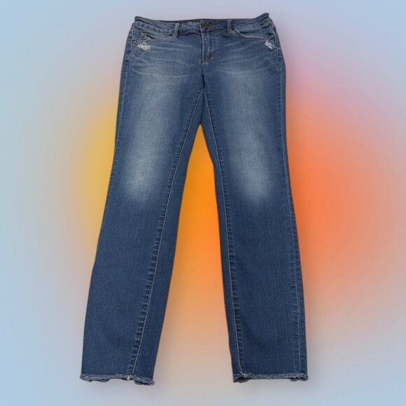 ARTICLES OF SOCIETY Women’s 28 Distressed Skinny Ankle Blue Jeans - Picture 2 of 4